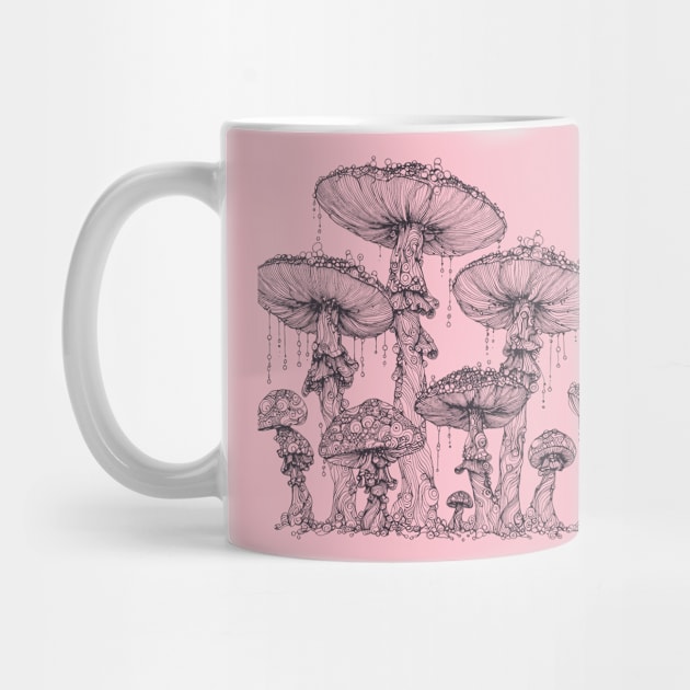 magic mushroom, shroom mushroom, fungi, fungi t, bioluminescent fungi, fantastic fungi by Thunder Biscuit